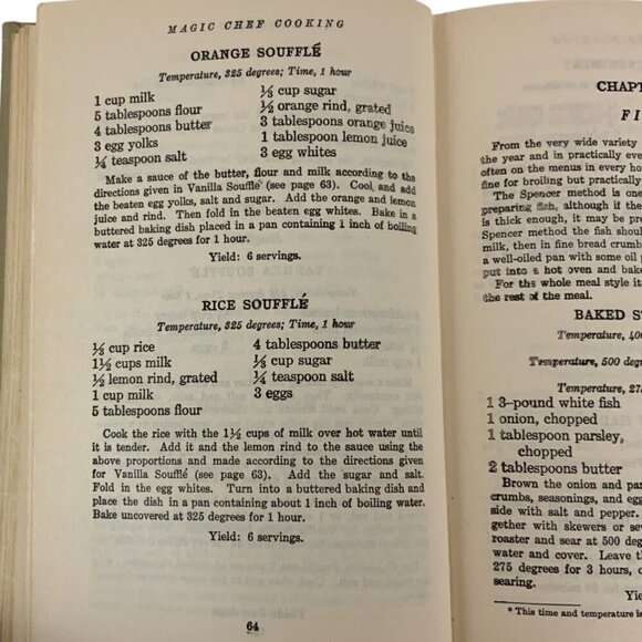 Vintage Magic Chef Cooking Cookbook By American Stove Co Twelfth Edition 1935 - Picture 7 of 10